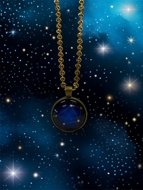 Pendentif talisman céleste magnétisé – Guidance, Intuition & Protection des Étoiles